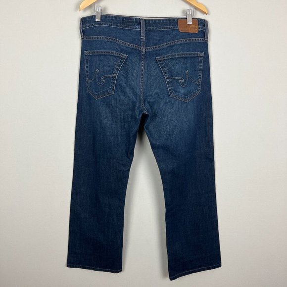 AG Adriano Goldschmied Jeans Mens 34x28.5 The Protege Straight Leg Blue Denim - Picture 4 of 15